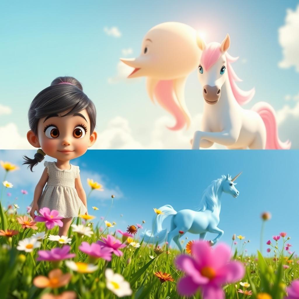 The Little Girl and the Unicorn