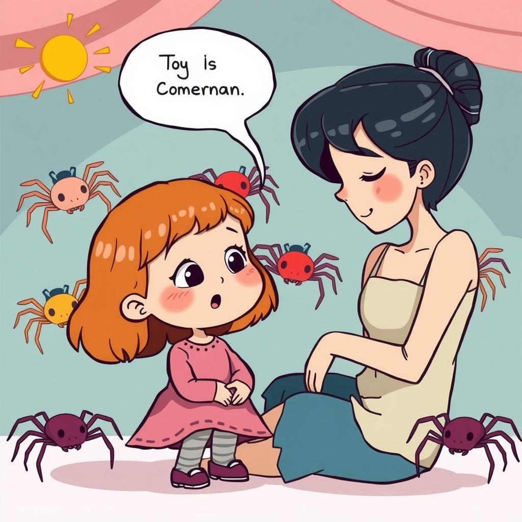 The Little Girl and the Spiders