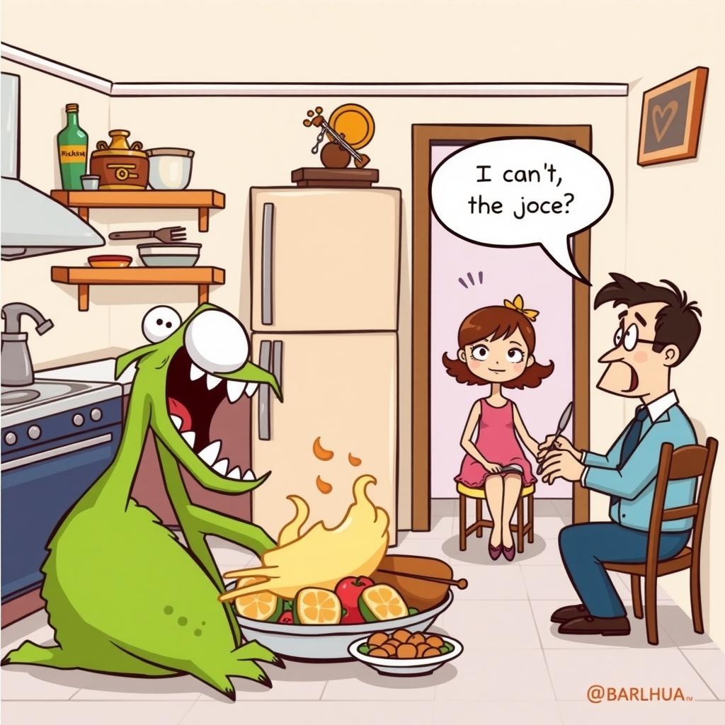 The Hungry Monster and the Studious Prodigy
