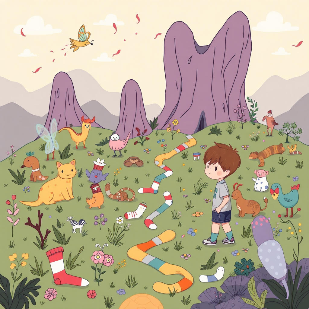 Leo's Amazing Journey Through the Land of Lost Socks