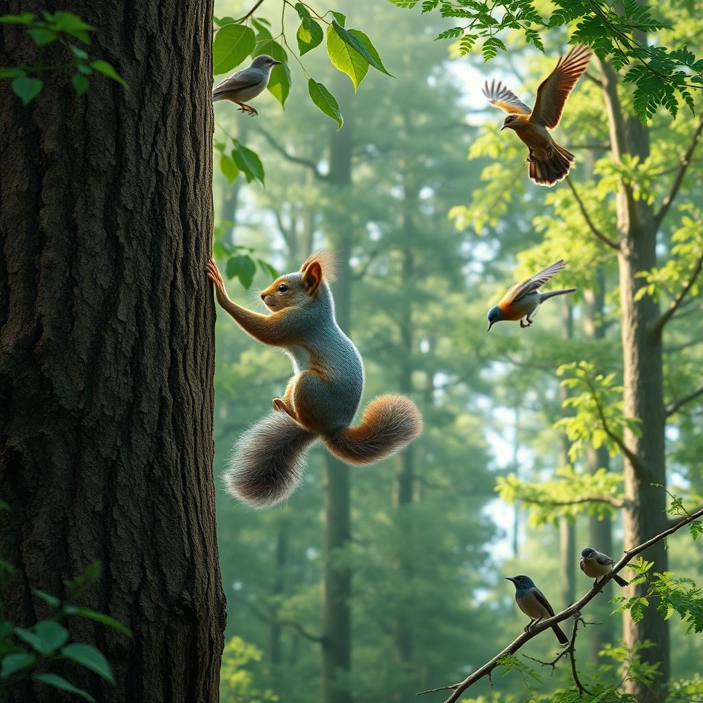 The Brave Little Squirrel