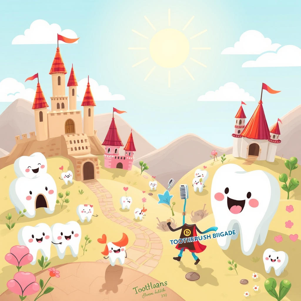 The Sparkling Quest of Captain Bright and the Toothbrush Brigade