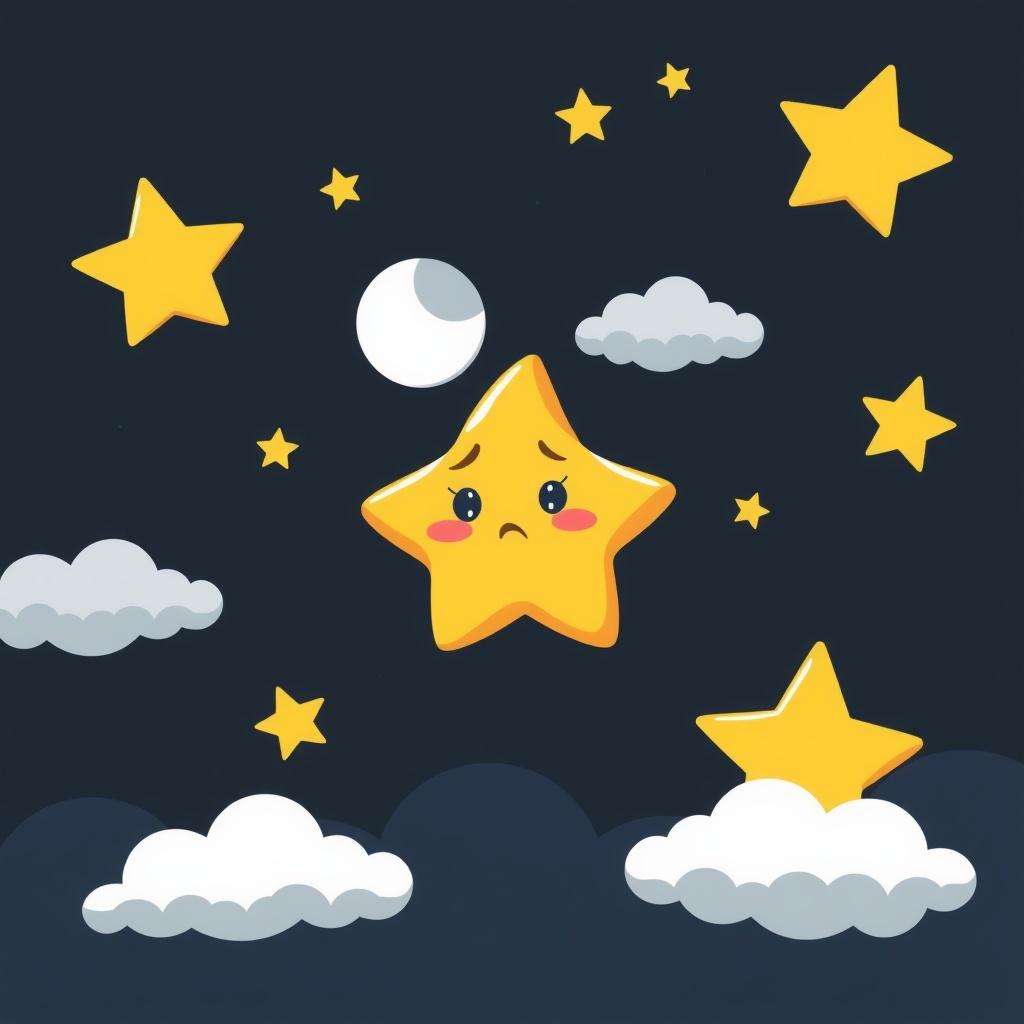 Luna the Little Star Learns to Shine
