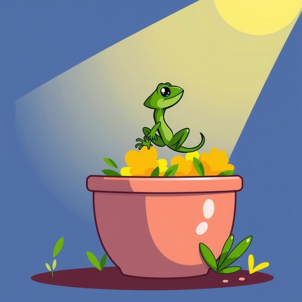 The Little Lizard Named Kuwar