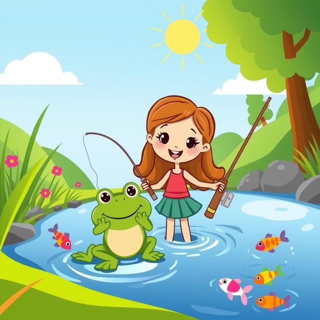 Fishing with Hoppy and Brooke