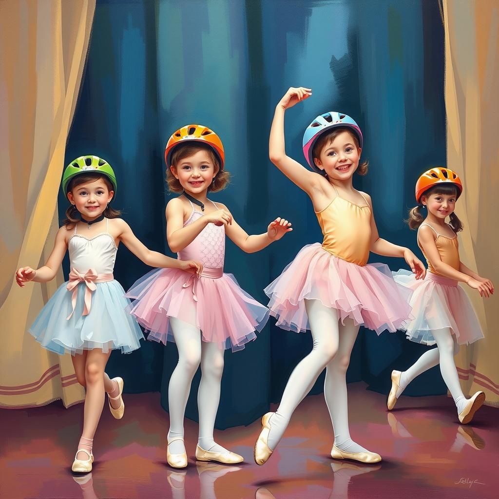 The Ballet Helmet Brigade