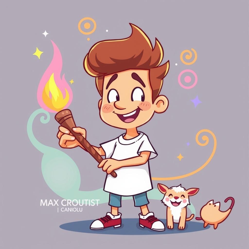 Max and the Magical Paintbrush