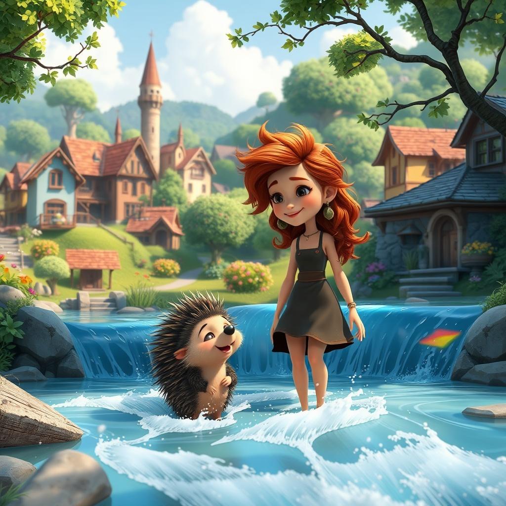 The Laughing River and the Shadowless Girl