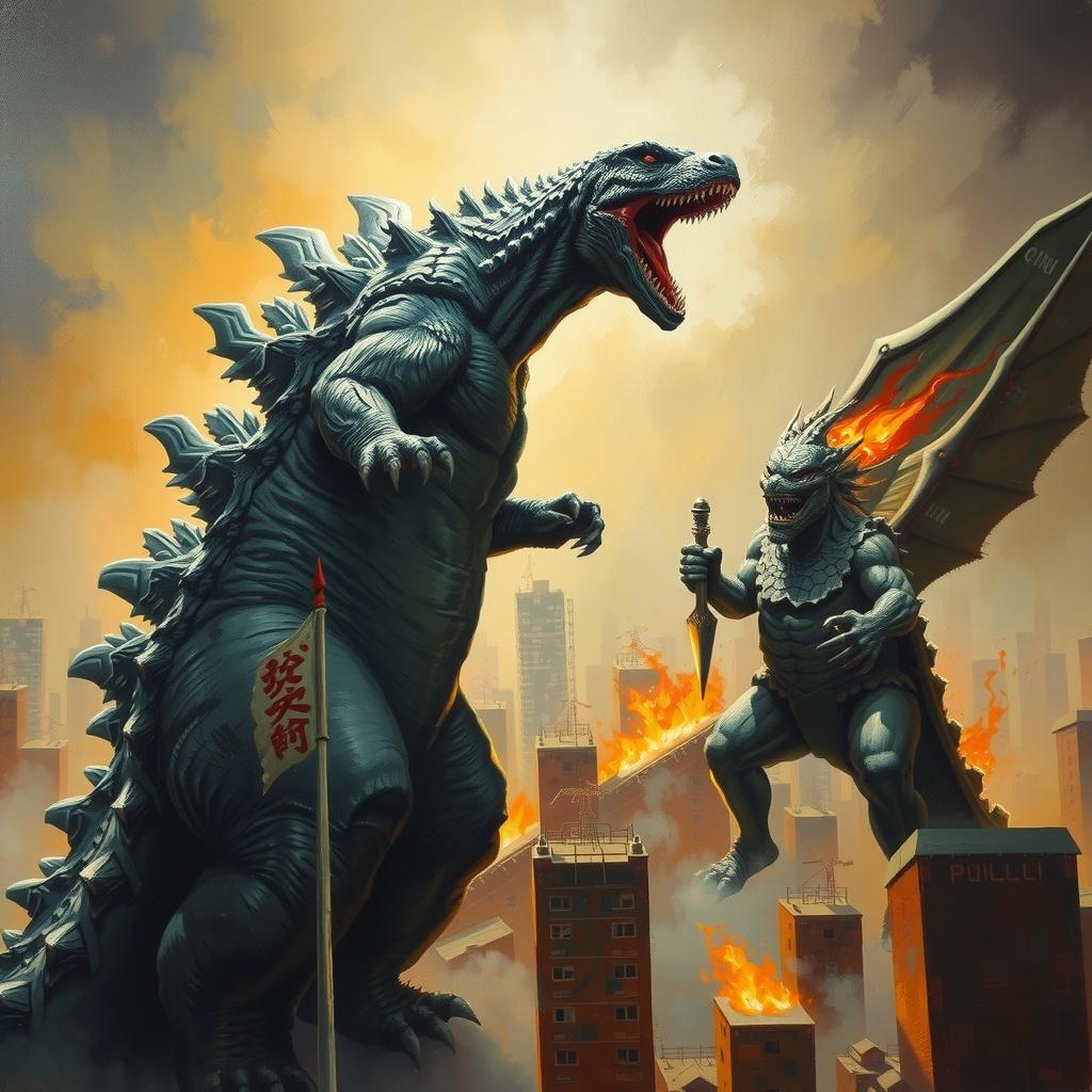Godzilla Vs Kaiju Onibaba