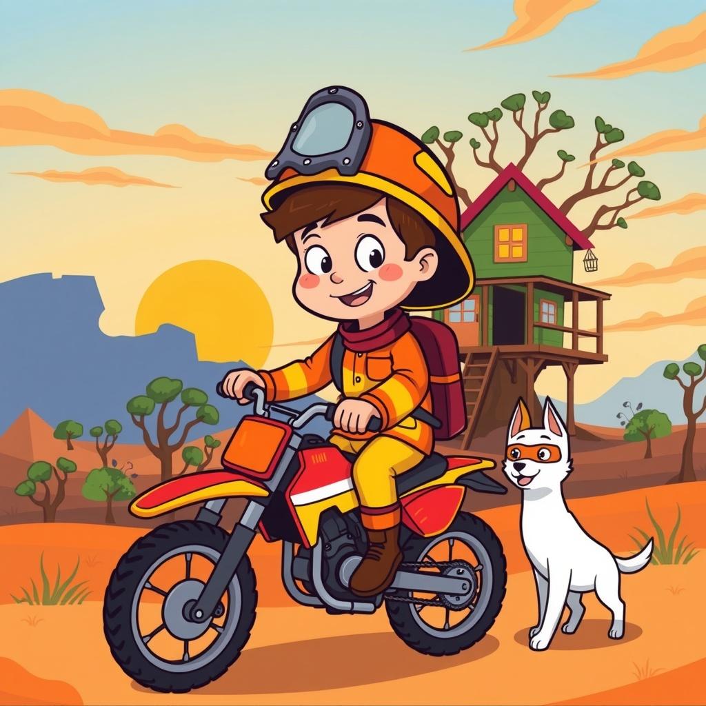 The Adventures of Ayden the Brave Firefighter and Dirtbike Racer