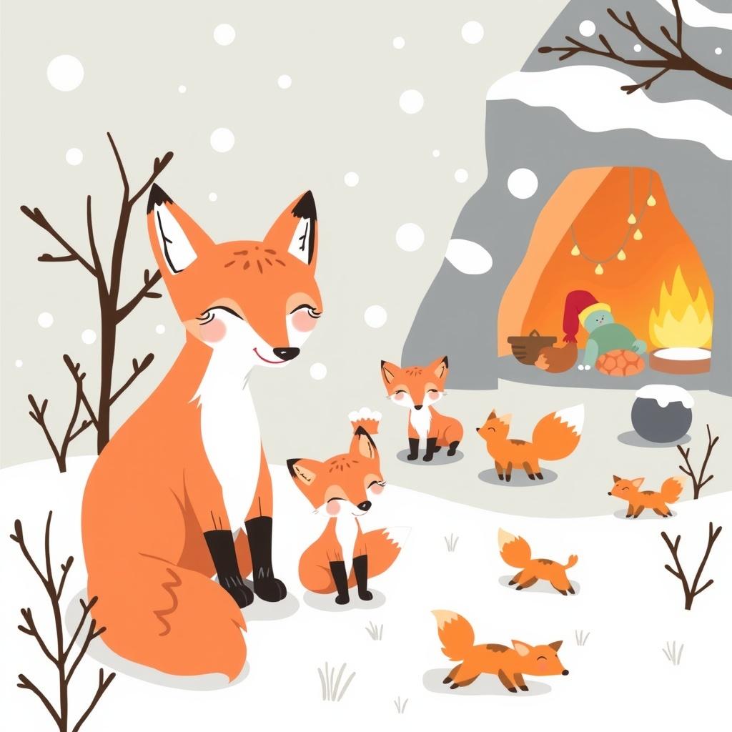The Adventurous Baby Fox