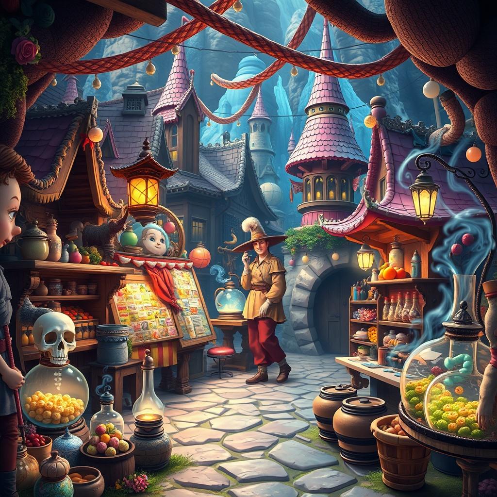 The Enchanted Market of Eldoria