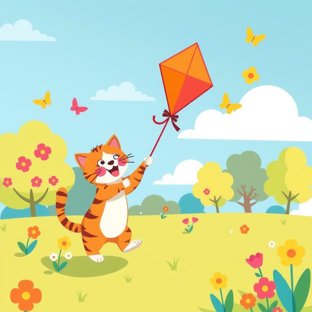 The Cat Who Flew a Kite