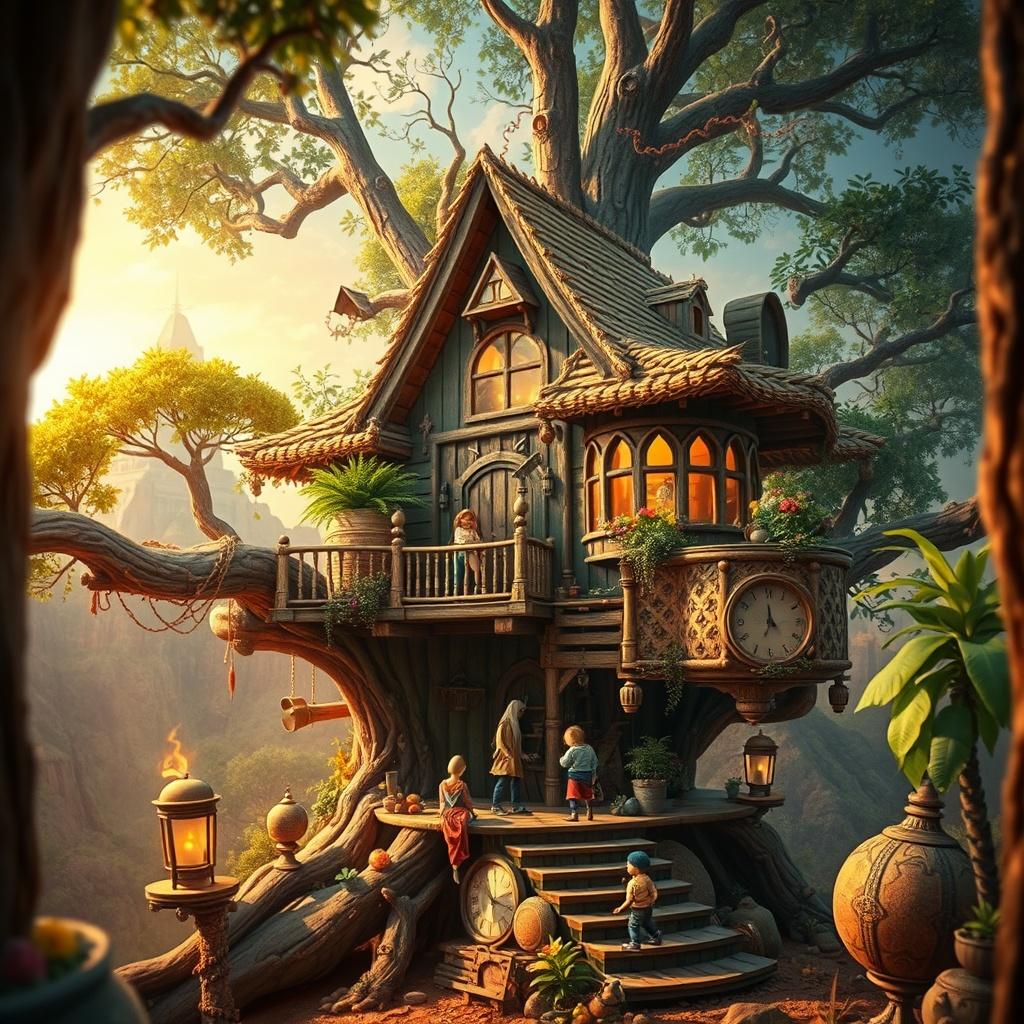 The Time-Traveling Treehouse Adventure
