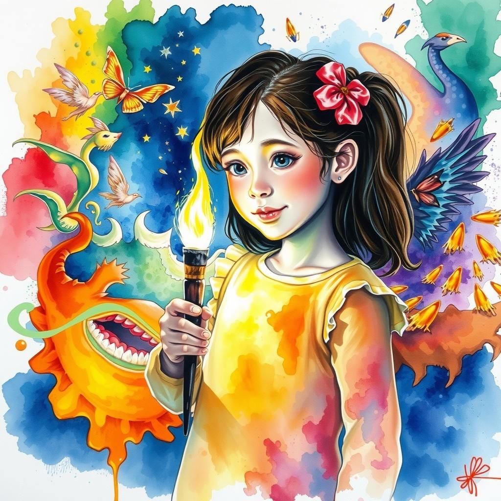 Lucy and the Magical Paintbrush