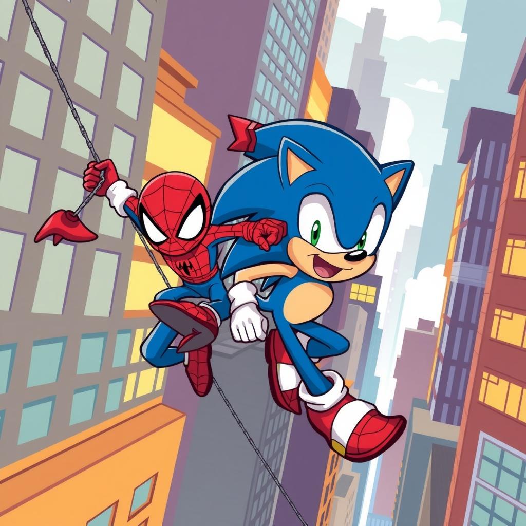 Sonic & Spider-Man: Velocity in the City