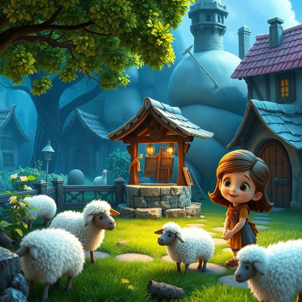 The Sheep and the Wishing Well