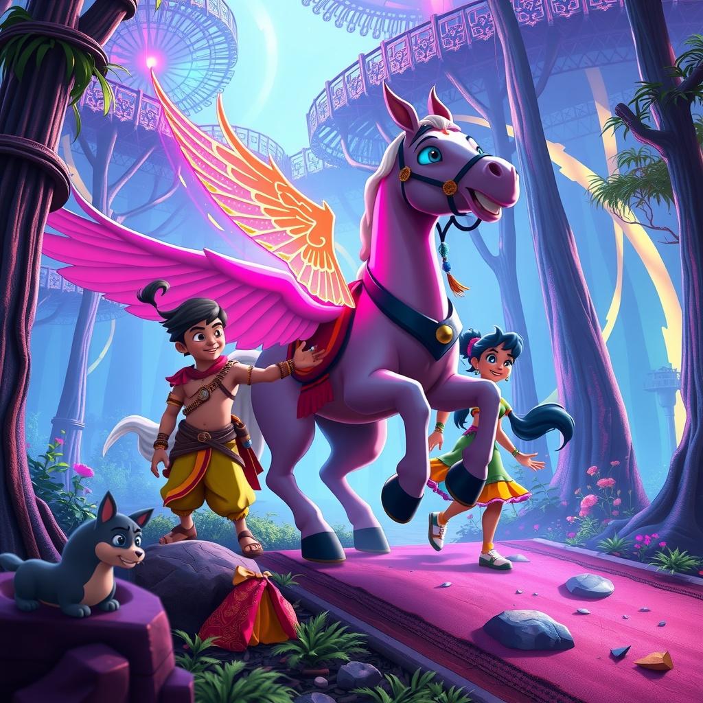 Chhota Bheem and the Magical Flying Horse