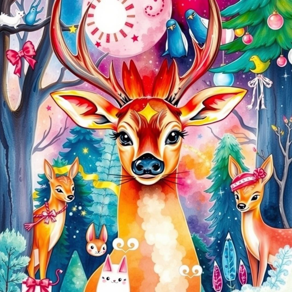The Deer Who Painted the Forest