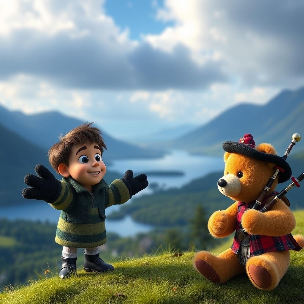 Adventures in Scotland with Sebastian and Dedibums