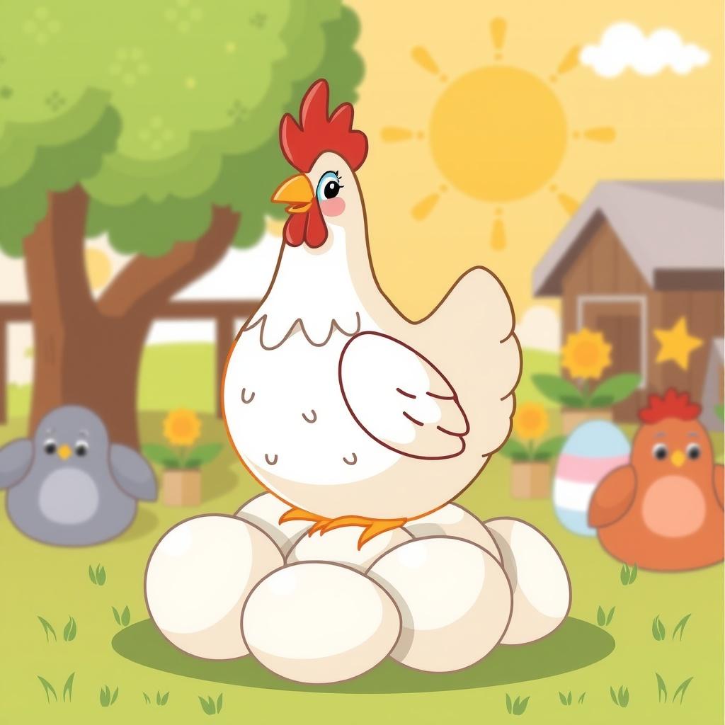 The Mother Hen and Her Eggs