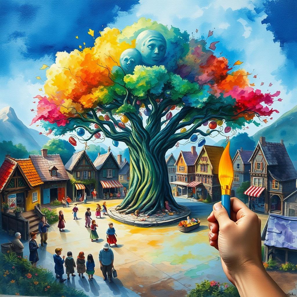 The Magic Paintbrush and the Enchanted World