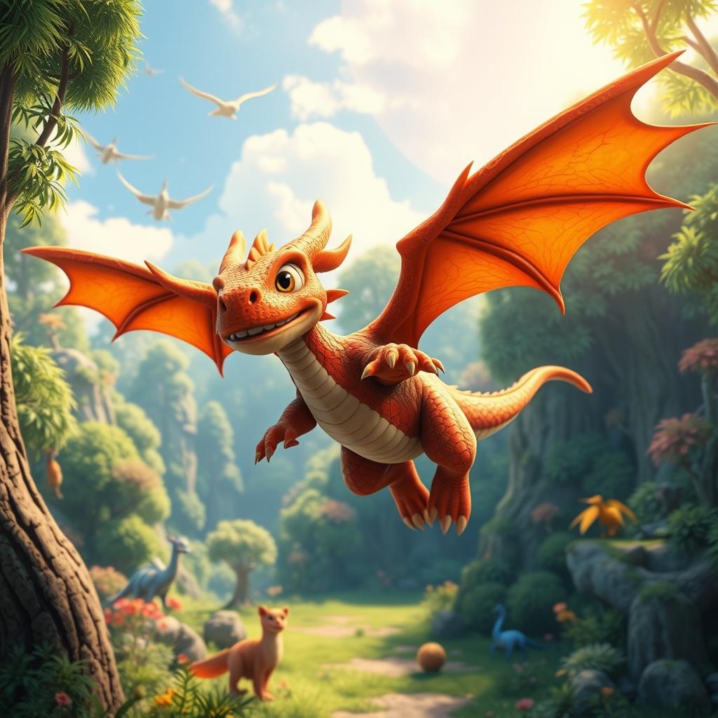 The Brave Little Dragon and the Lost Friend