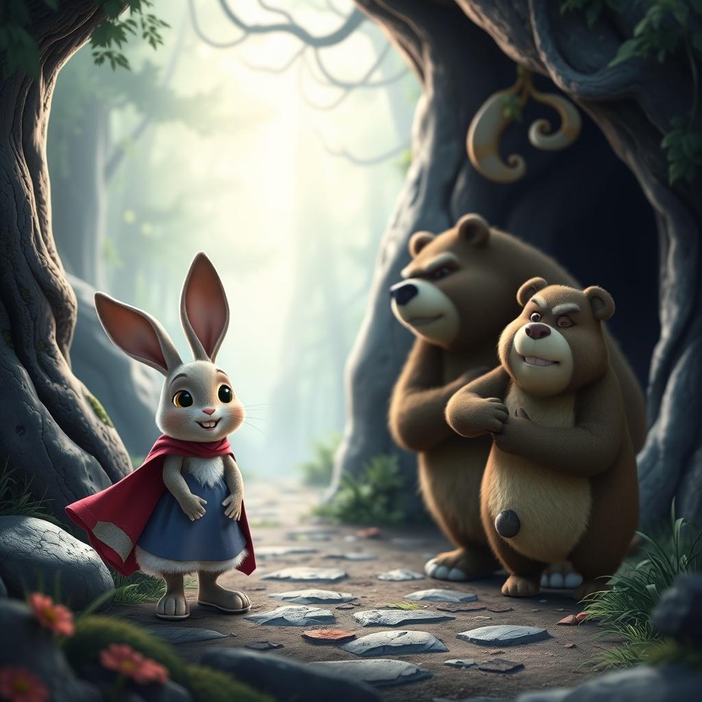 Luna the Brave Rabbit and the Sparkling Cave
