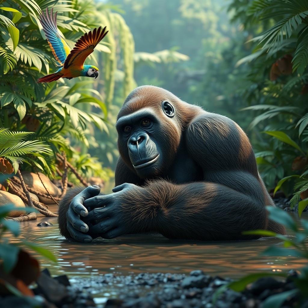 The Struggle of Johnny the Gorilla