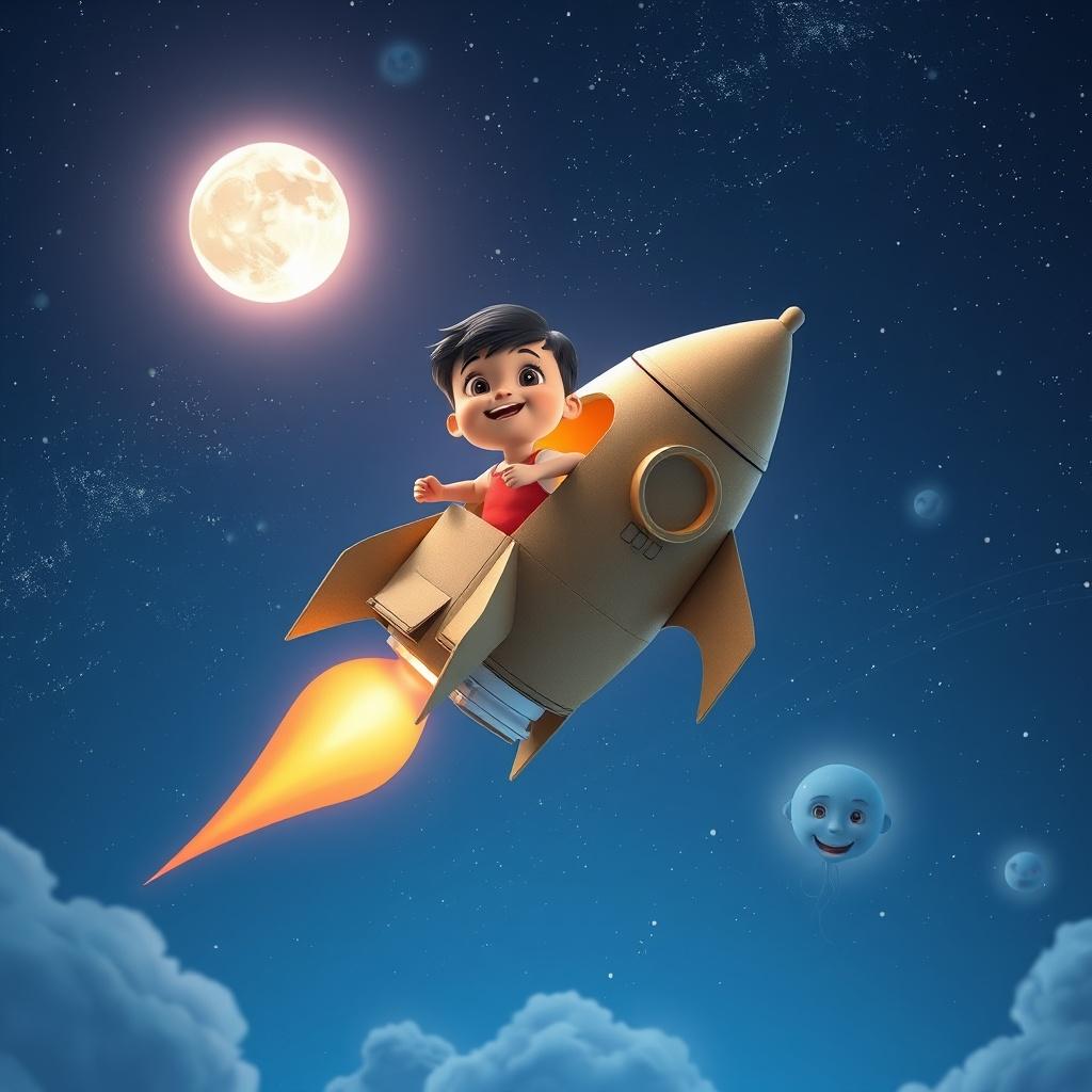 The Little Astronaut Who Saved the Moon