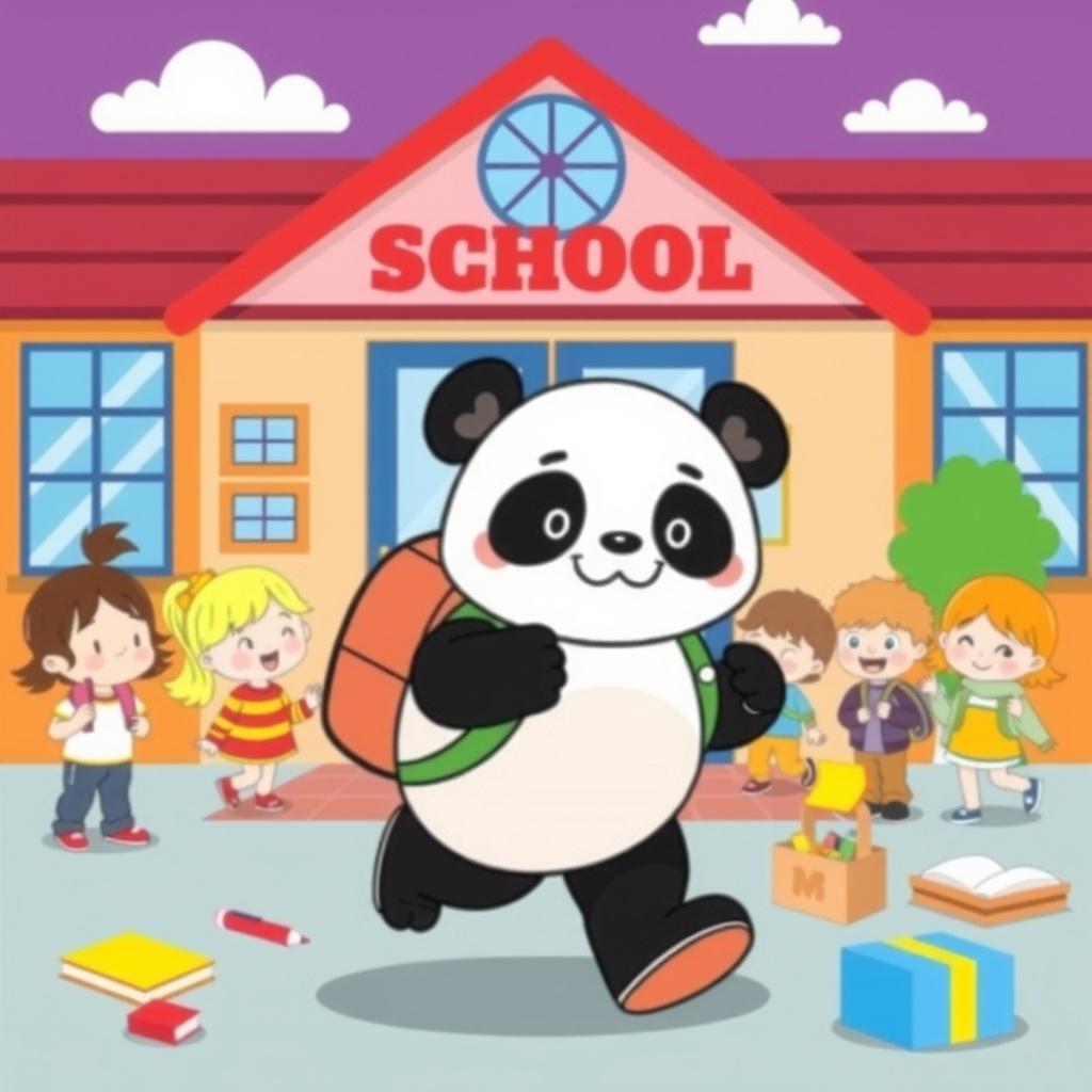 The Panda's First Day at School