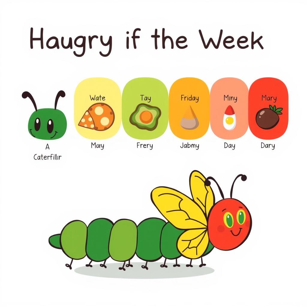 The Very Hungry Caterpillar’s Week