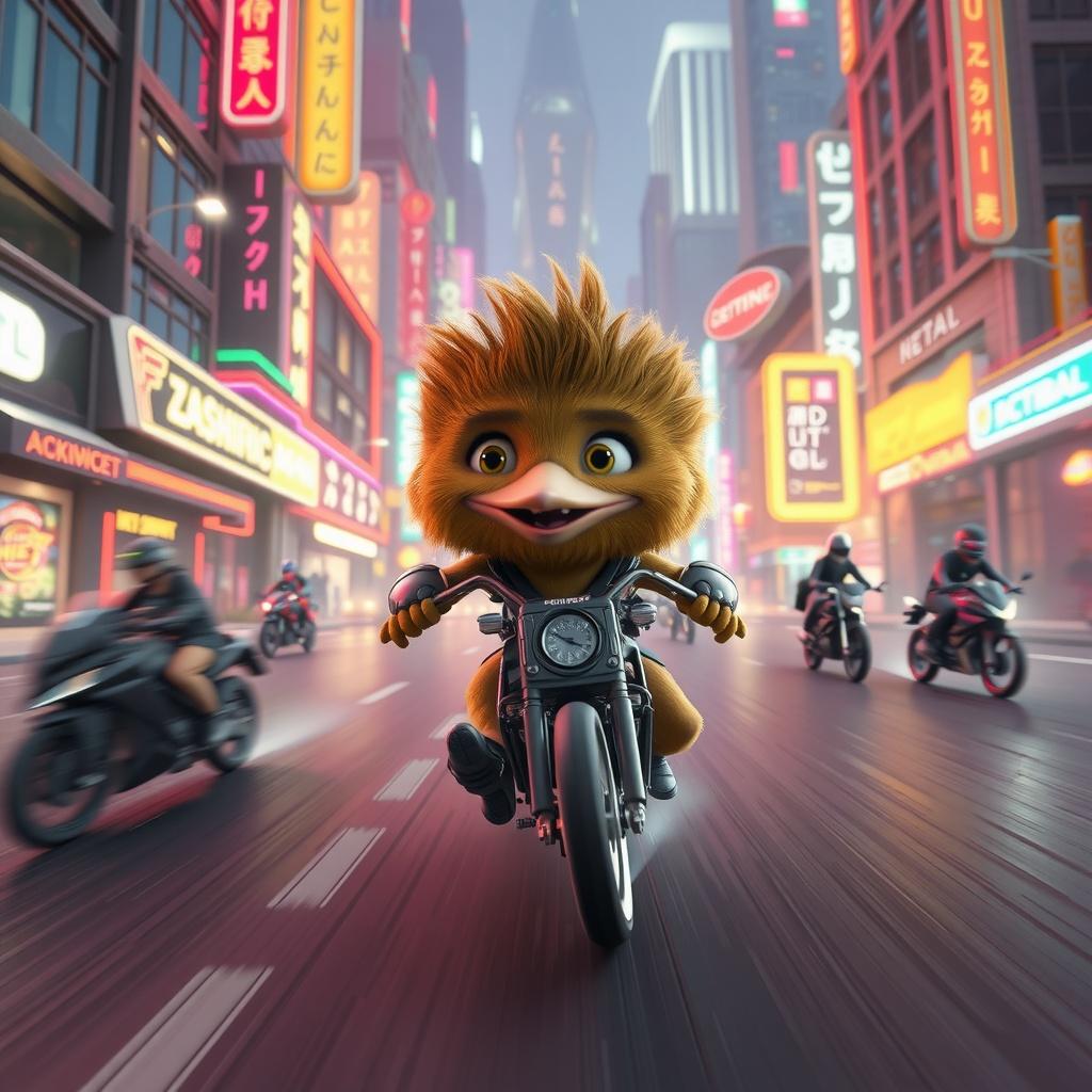 The Cyberpunk Kiwi Chase
