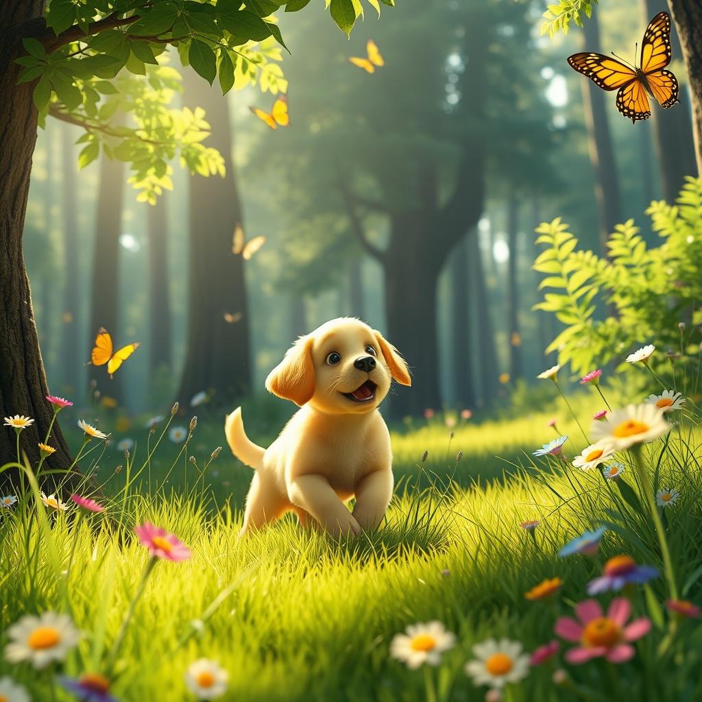 Pippin's First Steps in Nature