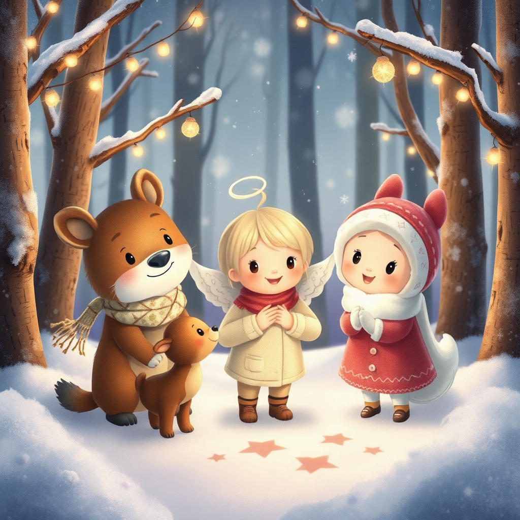 The Enchanted Advent Forest