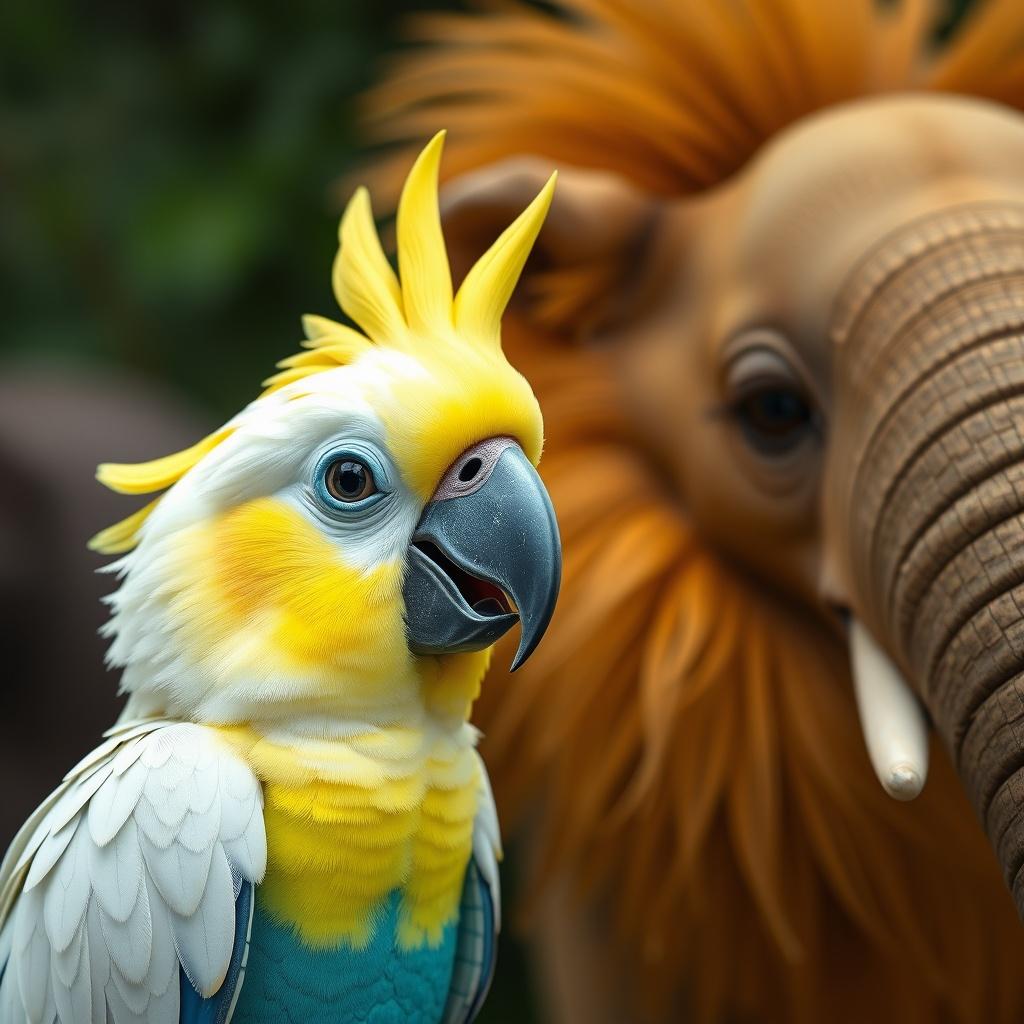 Stu the Cockatoo is New at the Zoo