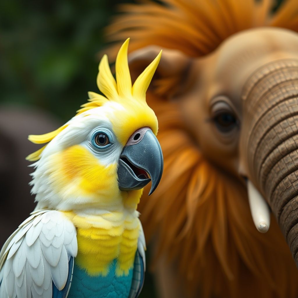 Stu the Cockatoo is New at the Zoo