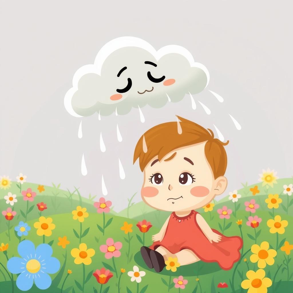 The Lonely Rain Cloud and the Little Friend