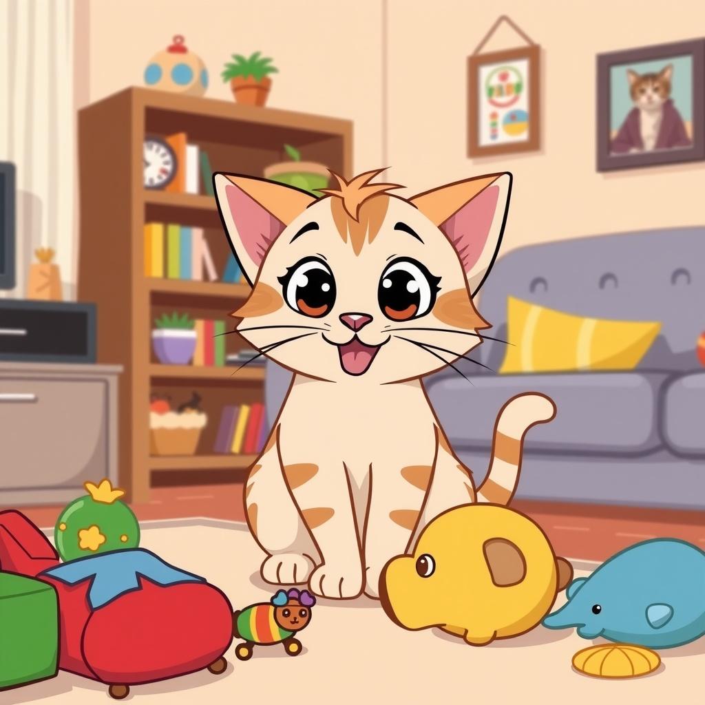 Mara the Funny Kitten