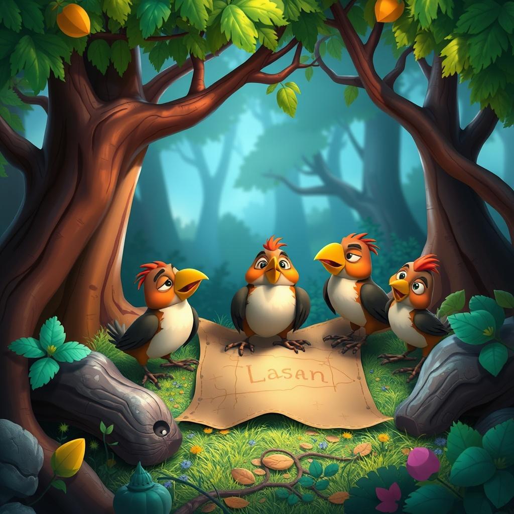 The Three Lazy Birds