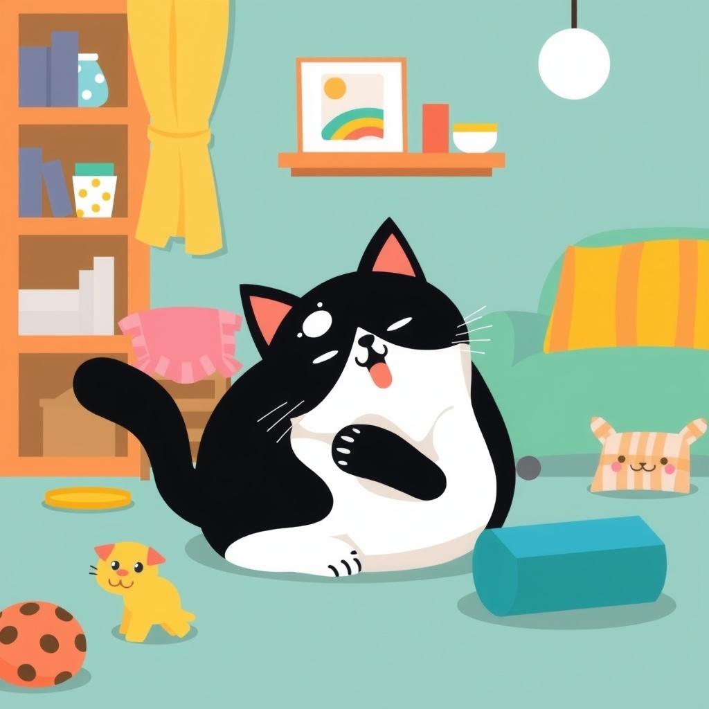 Dominoe the Dappled Cat
