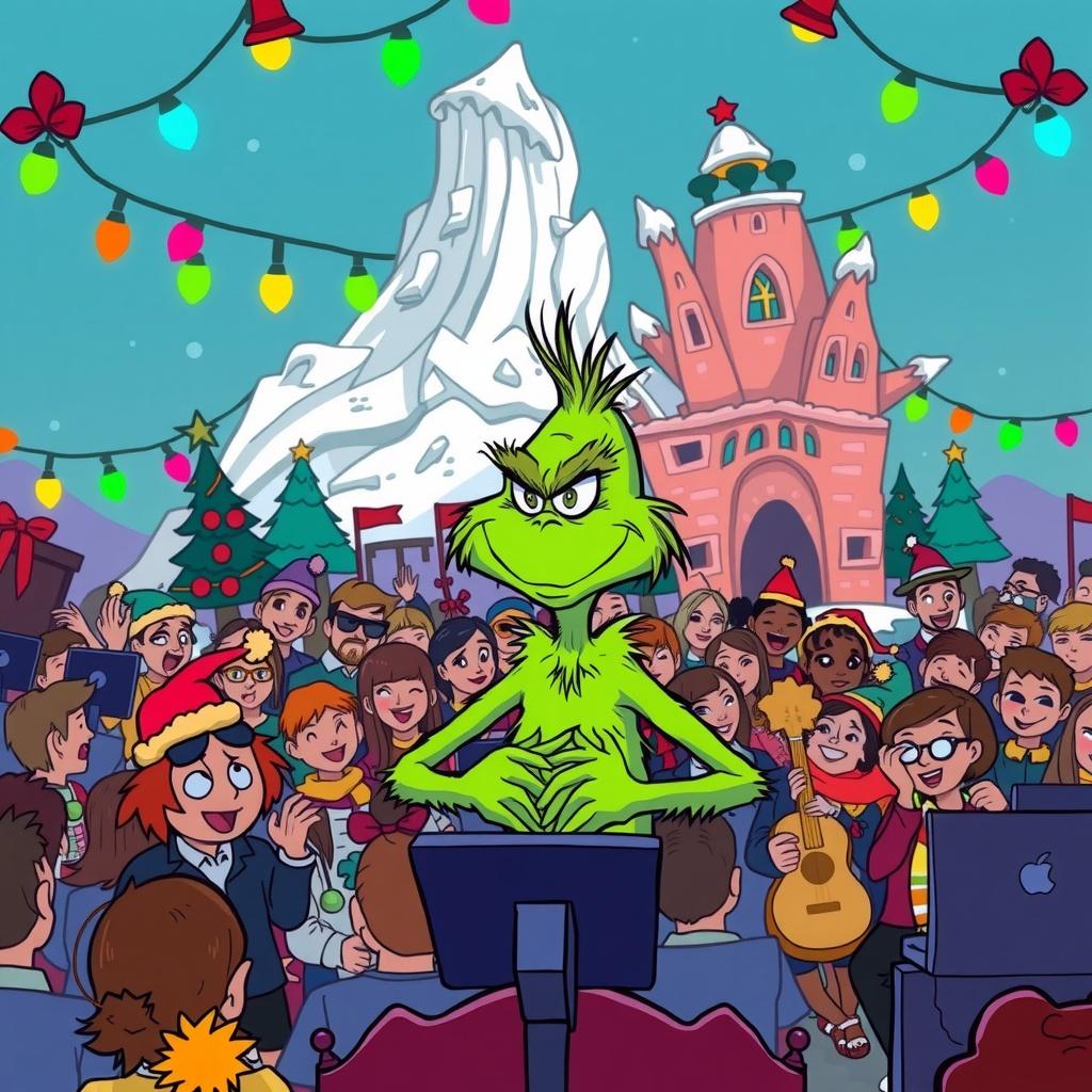 The Grinch's Musical Adventure at Splash Mountain