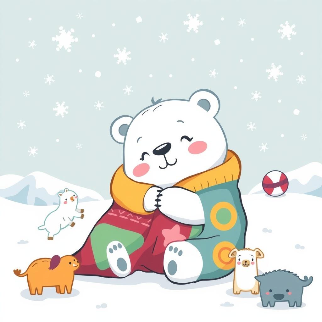 The Polar Bear’s Cozy Blanket