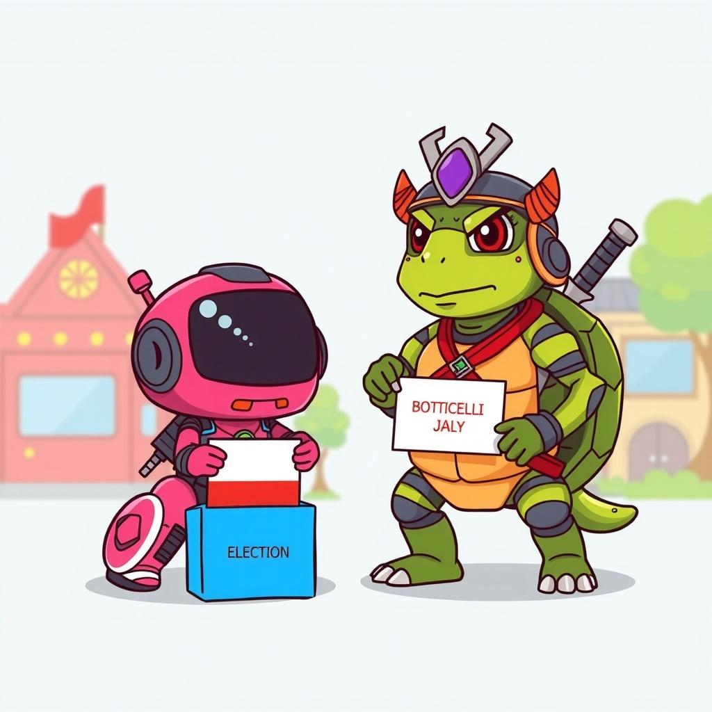 Samurai Cops: Election in Cartoon Town