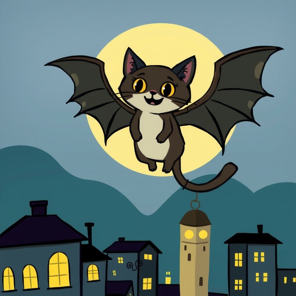 The Nightly Adventures Of Bat And Cat Story