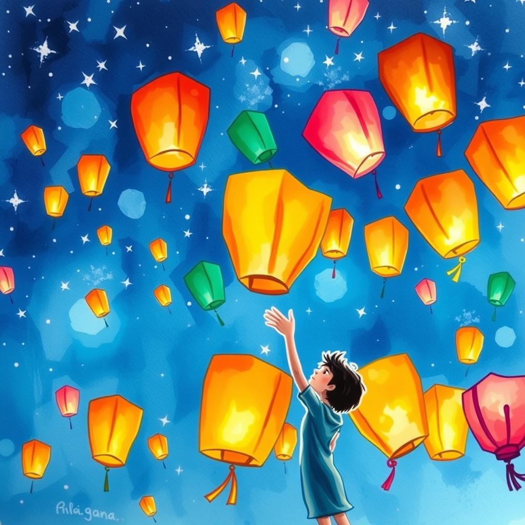 The Sky Lantern Festival