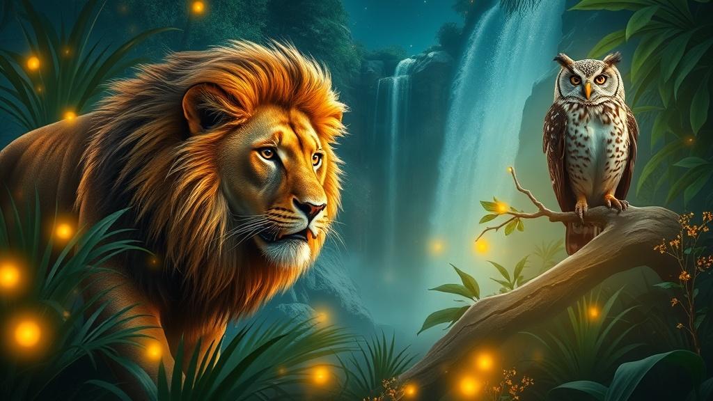 The Nighttime Adventure of Leo the Brave Lion