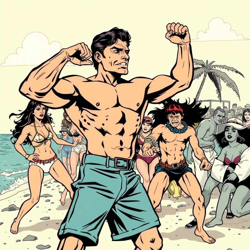 Beach Showdown: 1960s California