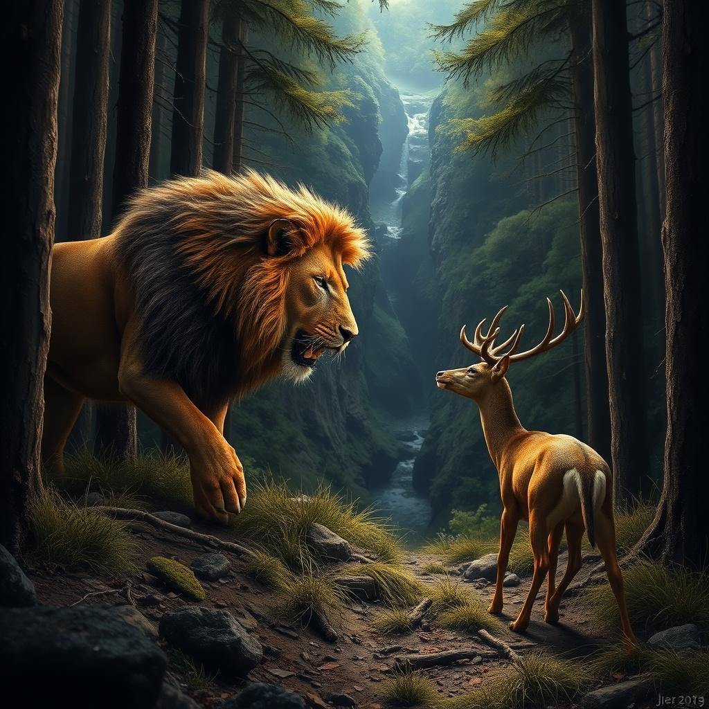 The Lion and the Deer