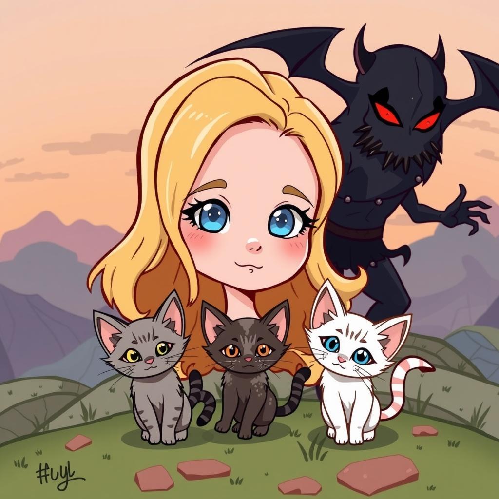 The Adventures of Luna and Her Kittens